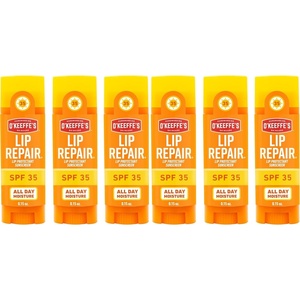 image:imageOKeeffes Lip Repair SPF 35 Balm Moisturizer for Cracked Lips 3Pack015 Fl Oz Pack of 6