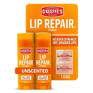 image:imageOKeeffes Lip Repair Unscented Balm Stick for Cracked Lips 6Pack2 Pack