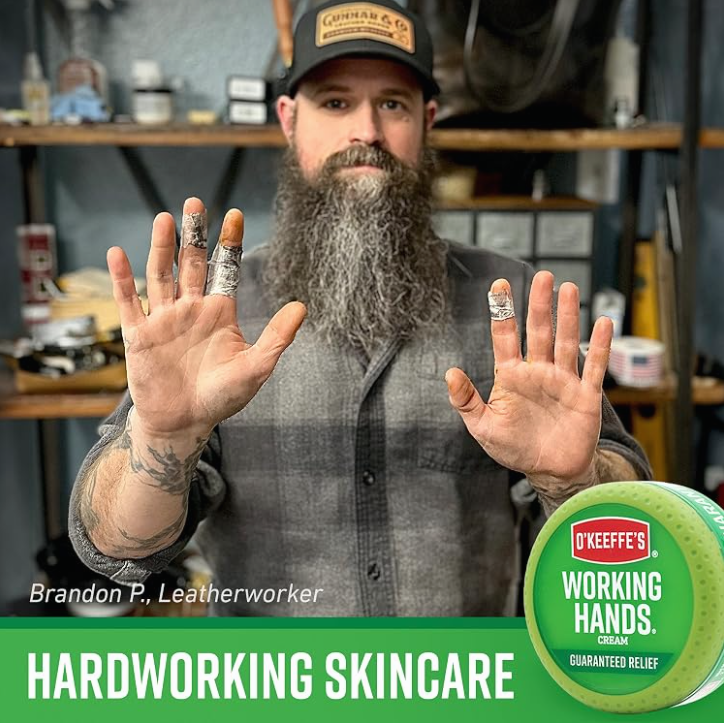 O’Keeffe’s – Working Hands Hand Cream, Healthy Feet Foot Cream & Lip Repair | Skincare for Extremely Dry, Cracked Skin