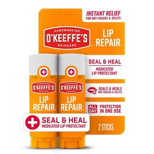 image:imageOKeeffes Lip Repair Seal amp Heal Medicated Lip Balm 2 Pack